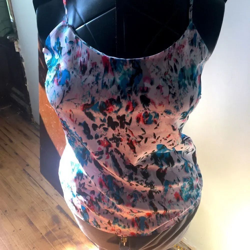 J Crew multicolored Racerback sleeveless top